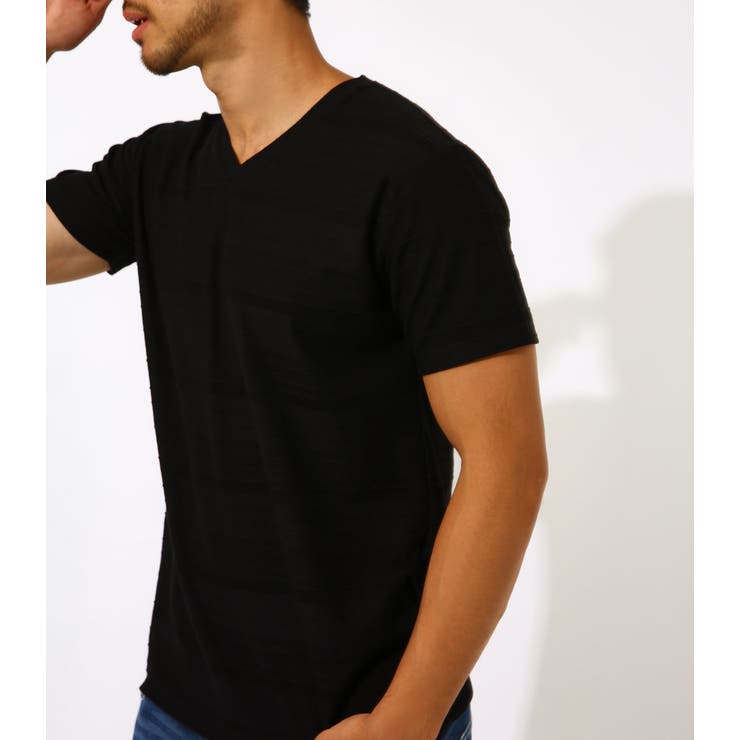 Tack Jacquard Border T Shirt 品番 Azlw Azul By Moussy アズール バイマウジー のメンズファッション通販 Shoplist ショップリスト