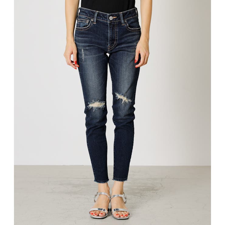 CRASH DENIM SKINNY/クラッシュデニムスキニー[品番