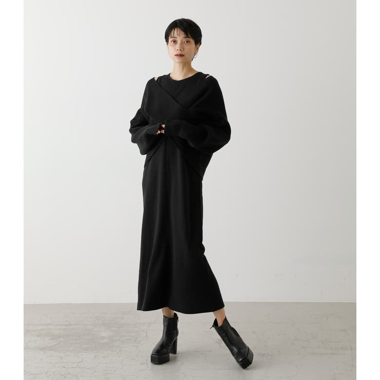 TWIST LAYERED ONE-PIECE/ツイストレイヤードワンピース[品番