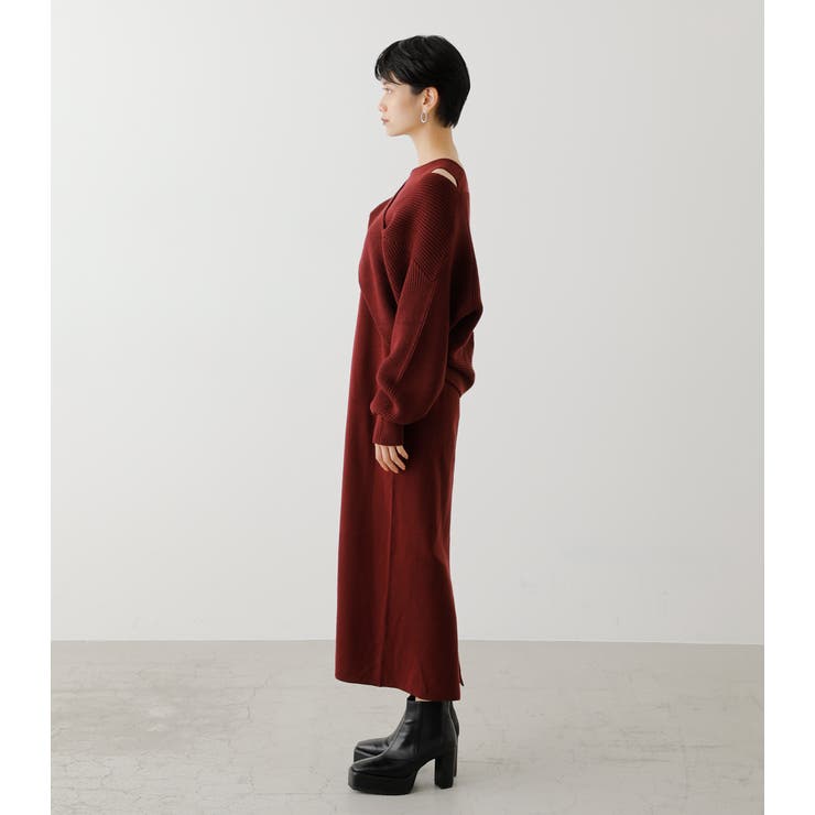 TWIST LAYERED ONE-PIECE/ツイストレイヤードワンピース[品番