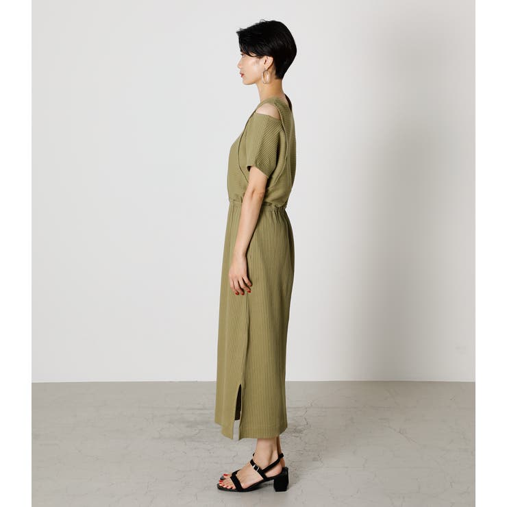 Triangle Rib Onepiece トライアングルリブワンピース 品番 Azlw Azul By Moussy アズールバイ マウジー のレディースファッション通販 Shoplist ショップリスト