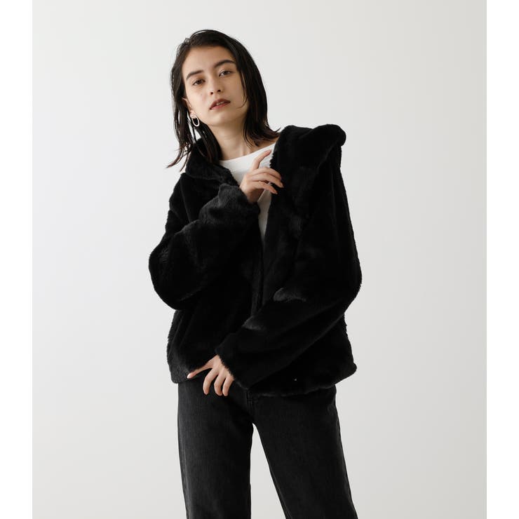 FLUFFY HOODIE SHORT[品番：AZLW0017860]｜AZUL BY MOUSSY（アズール
