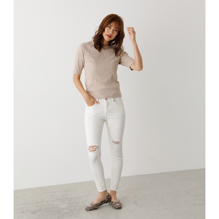 BACK LAYERD RIB TOPS/バックレイヤードリブトップス[品番
