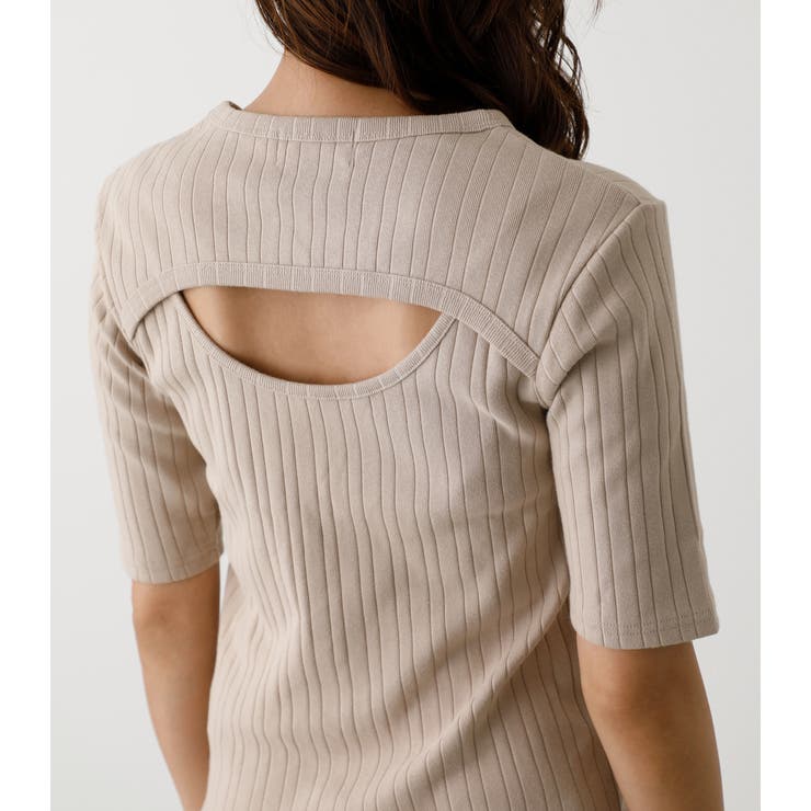 BACK LAYERED TOPS/バックレイヤードトップス【MOOK54掲載 90270