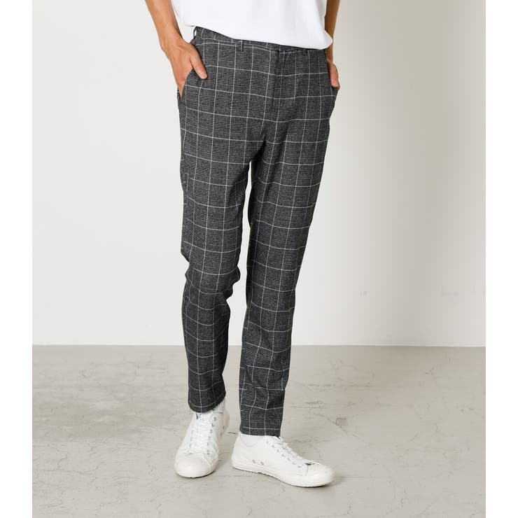 SHADOW CHECK PANTS/シャドウチェックパンツ[品番：AZLW0017690]｜AZUL