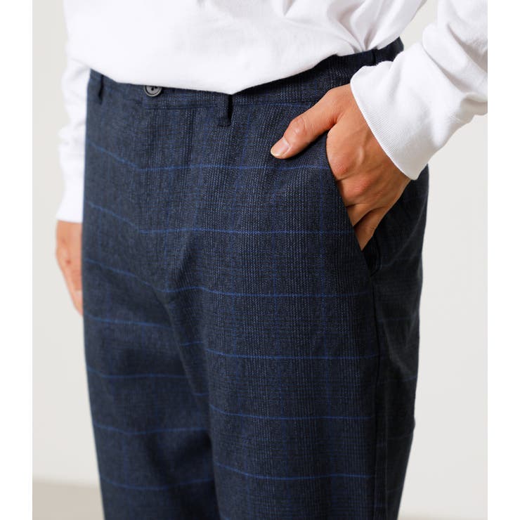 SHADOW CHECK PANTS/シャドウチェックパンツ[品番：AZLW0017690]｜AZUL