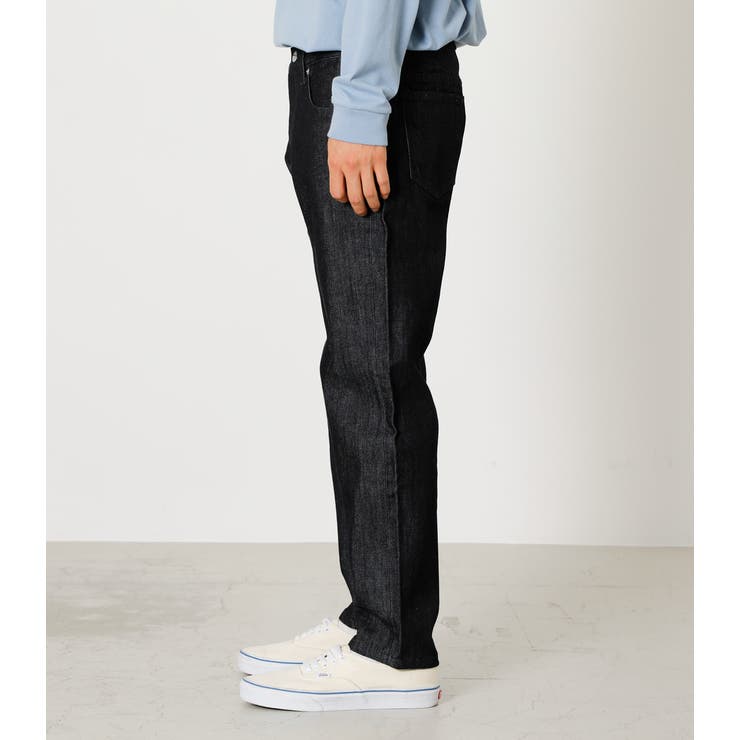   Jeans スリム リブ マキシ ワンピース 送関込 RIGID DENIM STRAIGHT/リジッドデニムストレート[品番