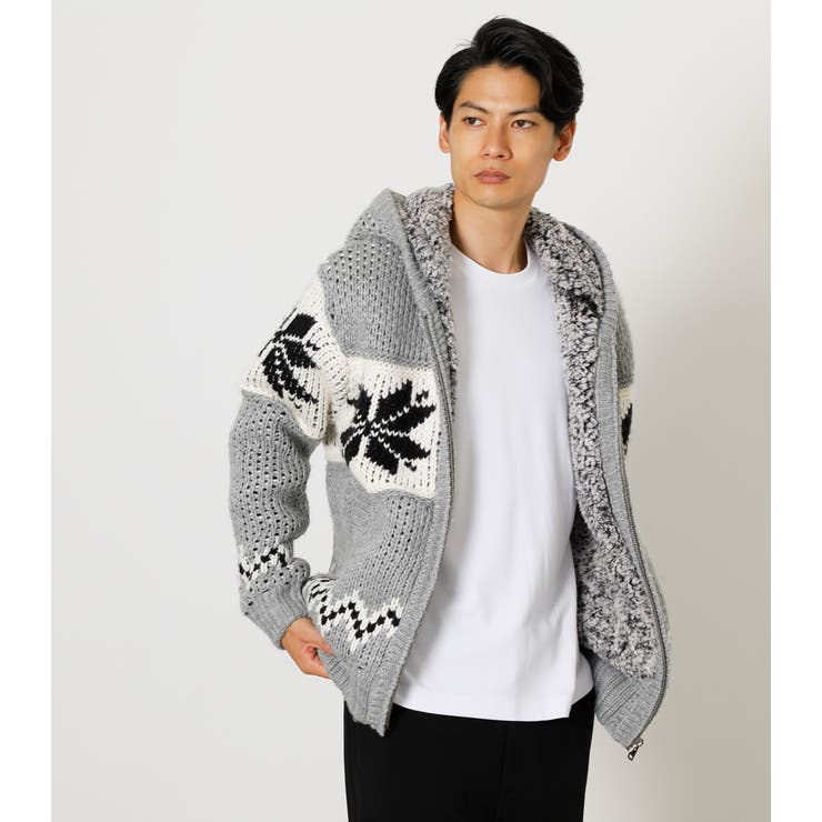 COWICHAN HOODIE KNIT/カウチンフーディニット