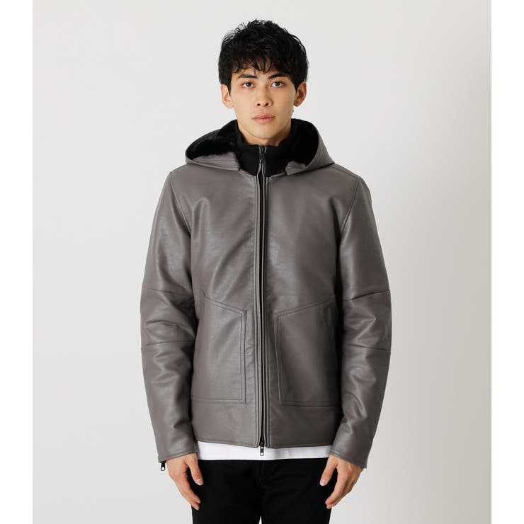 RYAN ECO LEATHER BLOUSON/ライアンエコレザーブルゾン[品番