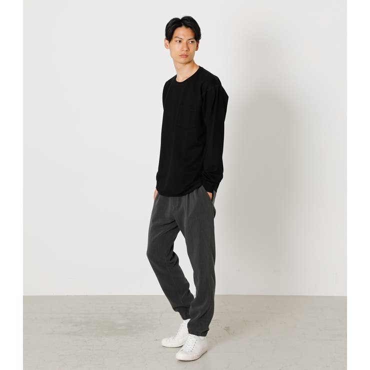【haag】drift jogger pants☆韓国 新作☆パンツ マットツイスト ジョガーパンツ ブラック | ＋CLOTHET ONLINE