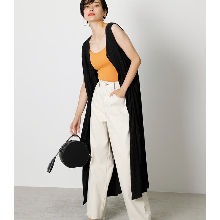 FRONT BUTTON VEST DRESS/フロントボタンベストドレス[品番