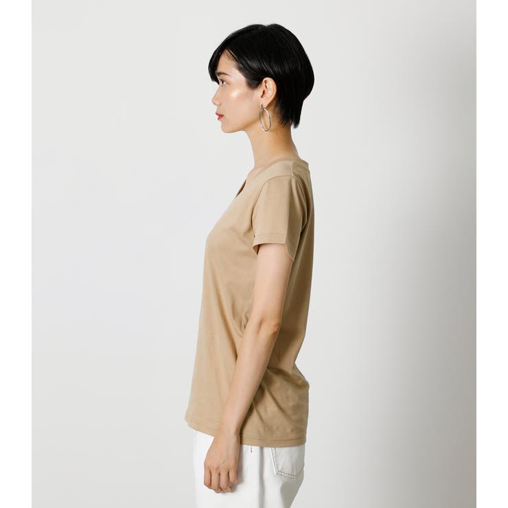 ON N'A V NECK TEE/オンナVネックTシャツ[品番：AZLW0017444