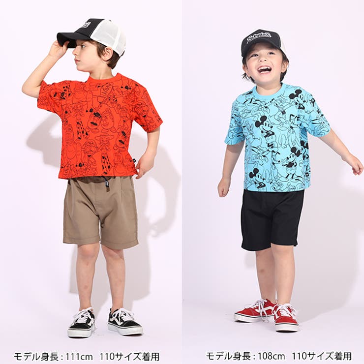 一部店舗 通販限定 親子お揃い ディズニー 総柄tシャツ 6468k 品番 Bydk Babydoll ベビードール のキッズファッション通販 毎日送料無料 Shoplist ショップリスト