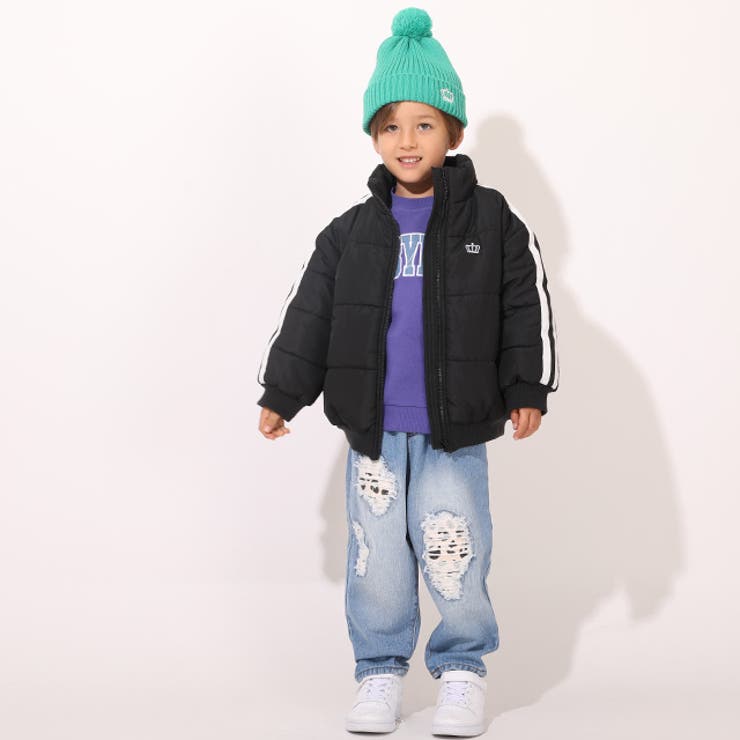 ライン中綿アウター  7225K[品番：BYDK0005441]｜BABYDOLL（ベビードール）のキッズファッション通販｜SHOPLIST（ショップリスト）