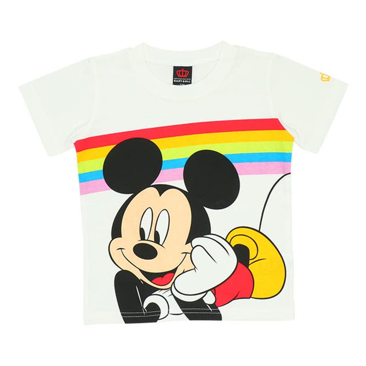 親子お揃い ディズニー つながるレインボーTシャツ 8335K[品番