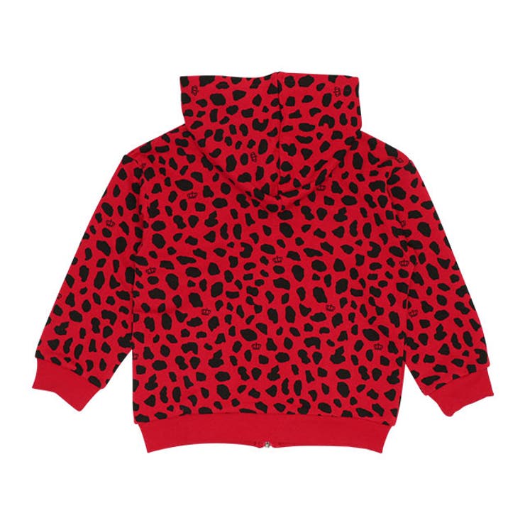 親子お揃いアニマル総柄ジップパーカー 8821K[品番：BYDK0006112  