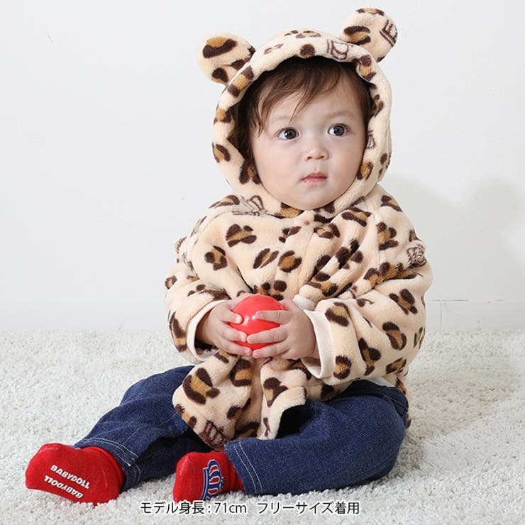 今年の新作から定番まで！ アニマルポンチョ 8859B[品番：BYDK0006183]｜BABYDOLL（ベビー 80（75～84cm）