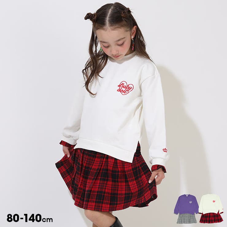 フリル袖ドッキングワンピース 8954K | BABYDOLL | 詳細画像1 