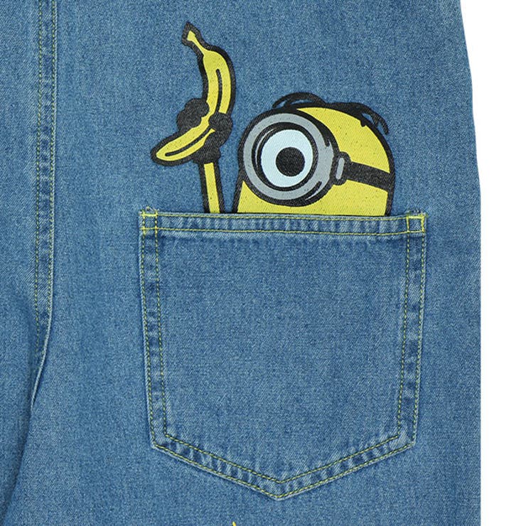 親子お揃い ミニオン ペイントデニムサロペットパンツ 9079K | BABYDOLL | 詳細画像13 