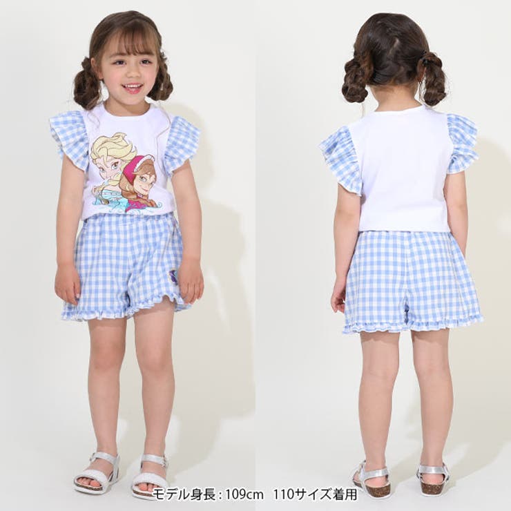 ディズニー FROZENチェック柄セットアップ  9444K[品番：BYDK0006666]｜BABYDOLL（ベビードール）のキッズファッション通販｜SHOPLIST（ショップリスト）