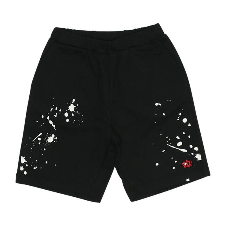 ブラック | 親子お揃い デニムポケットハーフパンツ 9512K | BABYDOLL