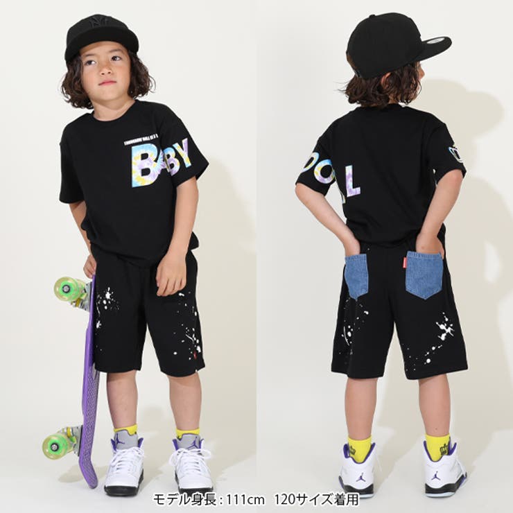 親子お揃い デニムポケットハーフパンツ 9512K | BABYDOLL | 詳細画像2 