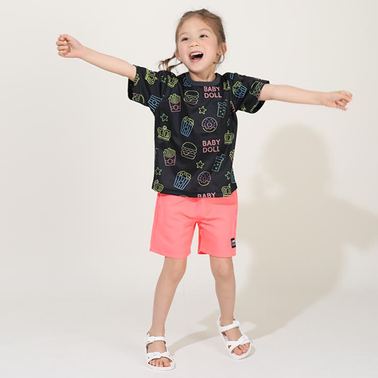 【軽量・速乾】総柄メッシュTシャツ 9517K | BABYDOLL | 詳細画像8 