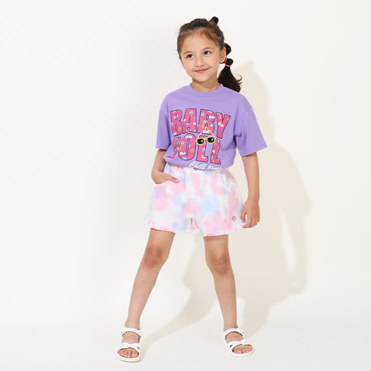 親子お揃い サングラスワッペンロゴTシャツ 9523K | BABYDOLL | 詳細画像10 