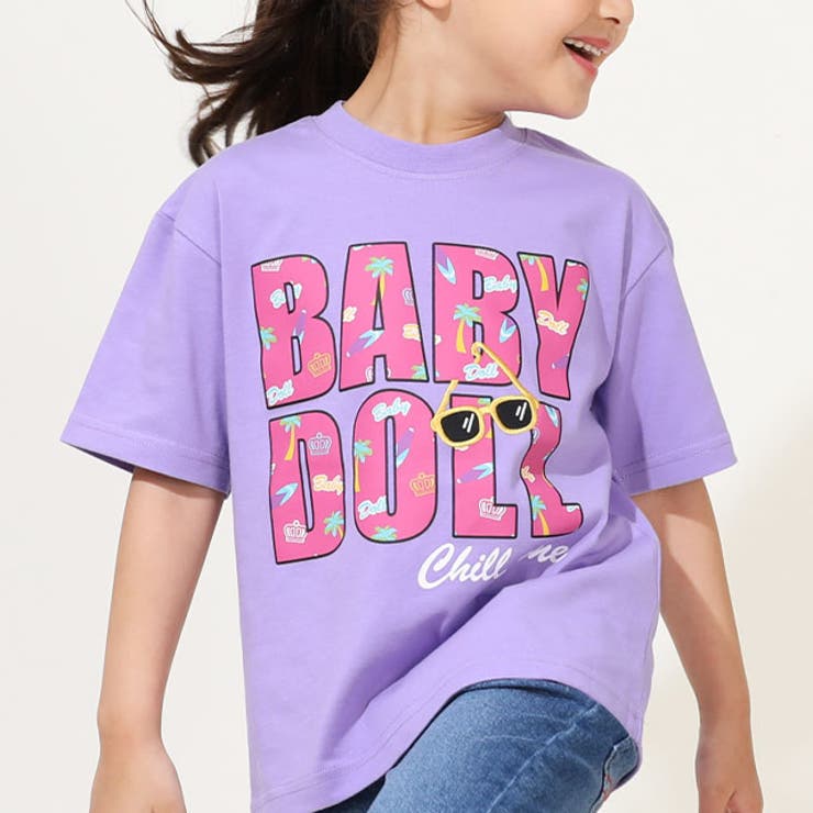 親子お揃い サングラスワッペンロゴTシャツ 9523K | BABYDOLL | 詳細画像12 