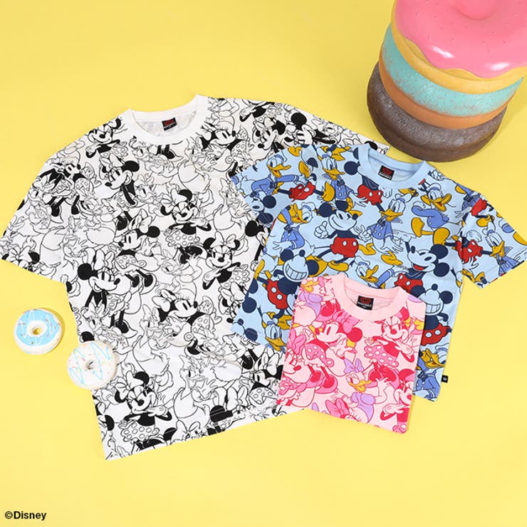 親子お揃い ディズニー 総柄Tシャツ 9532K | BABYDOLL | 詳細画像11 