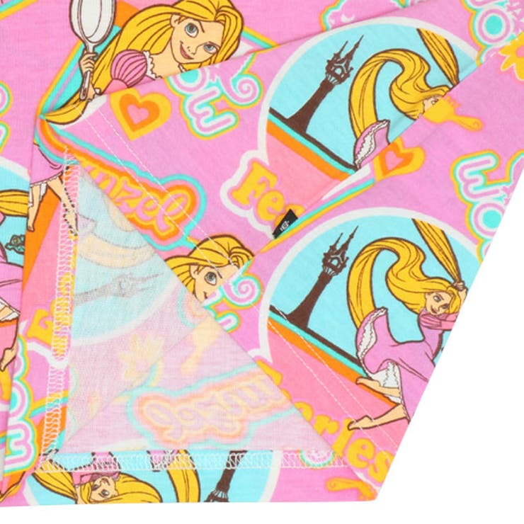 親子お揃い ディズニー ステッカー風総柄Tシャツ 9534A | BABYDOLL | 詳細画像7 