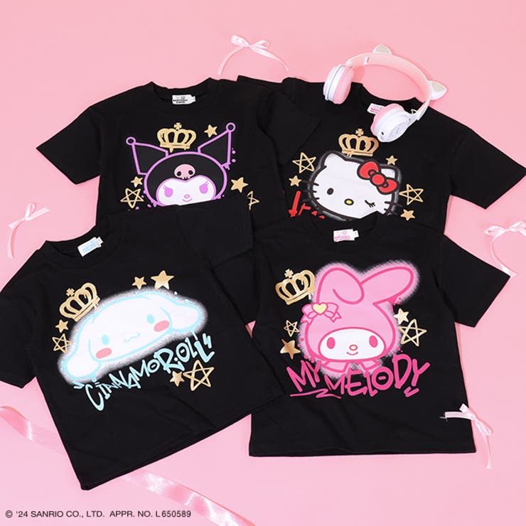 親子お揃い サンリオ グラフィティTシャツ 9575K | BABYDOLL | 詳細画像17 