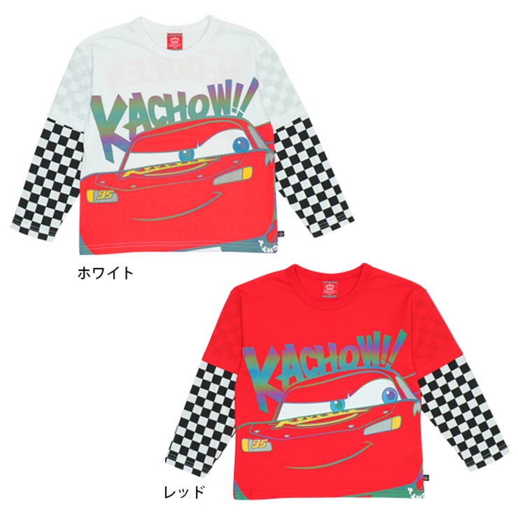 ディズニー カーズ フラッシュプリントレイヤードロンT 9610K