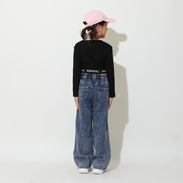 デニムタックロングパンツ 9628K | BABYDOLL | 詳細画像3 