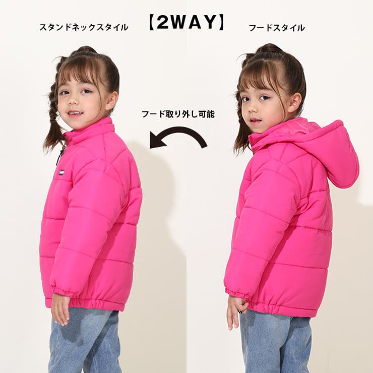 メーカー直売 - 人気ランキング 親子お揃い 【撥水】2WAY中綿アウター 9839K[品番：BYDK0006990 アウター