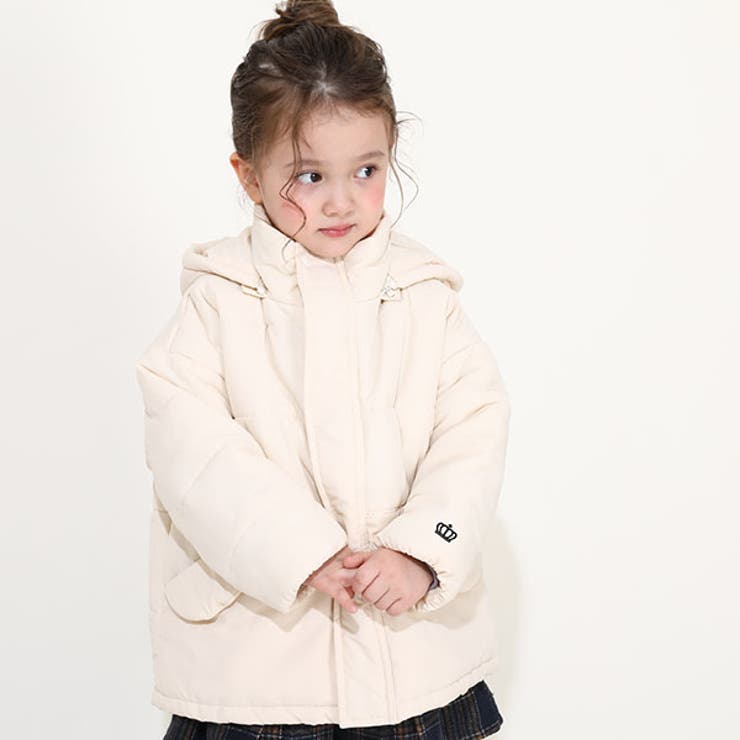 WEB限定 2WAYゆったり中綿アウター  9841K[品番：BYDK0007013]｜BABYDOLL（ベビードール）のキッズファッション通販｜SHOPLIST（ショップリスト）