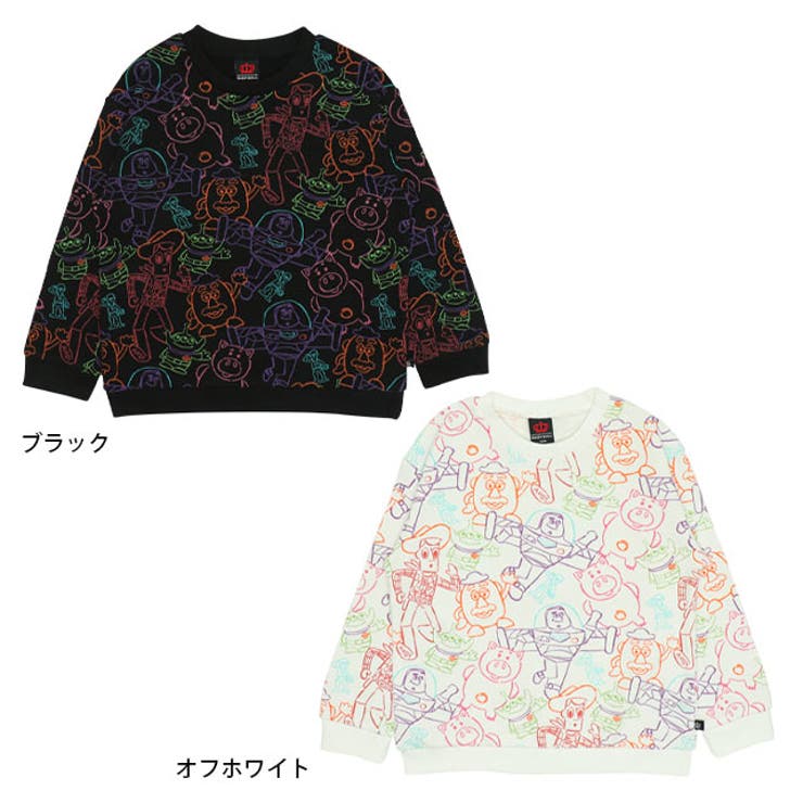 親子お揃い ディズニー トイ・ストーリー 裏毛総柄トレーナー 9982K | BABYDOLL | 詳細画像2 