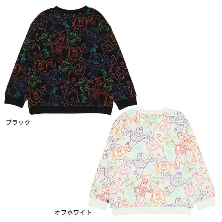 親子お揃い ディズニー トイ・ストーリー 裏毛総柄トレーナー 9982K | BABYDOLL | 詳細画像3 