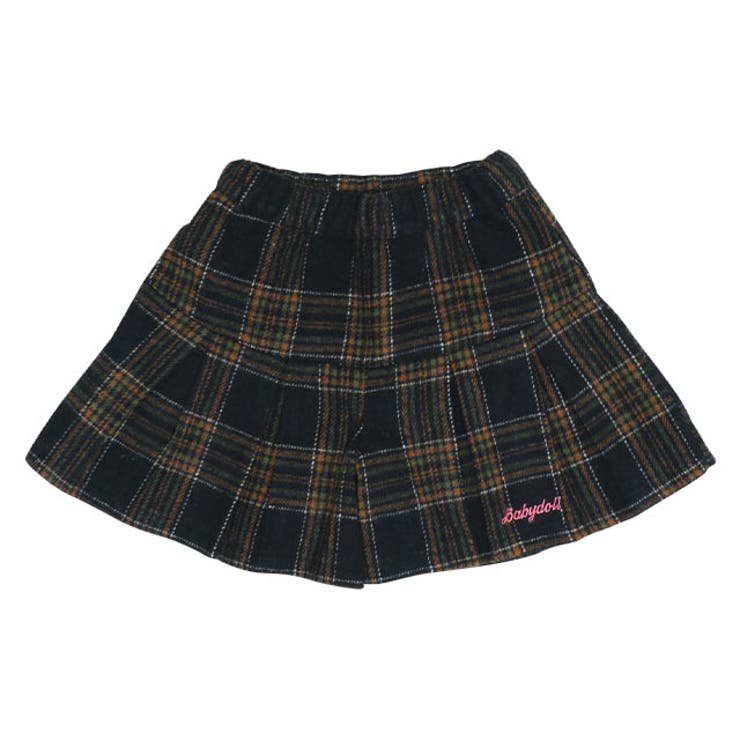 チェック柄キュロットショートパンツ 0077K[品番：BYDK0007084