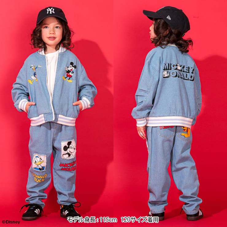ディズニー キャラクター刺繍デニムジャケット 0191K[品番