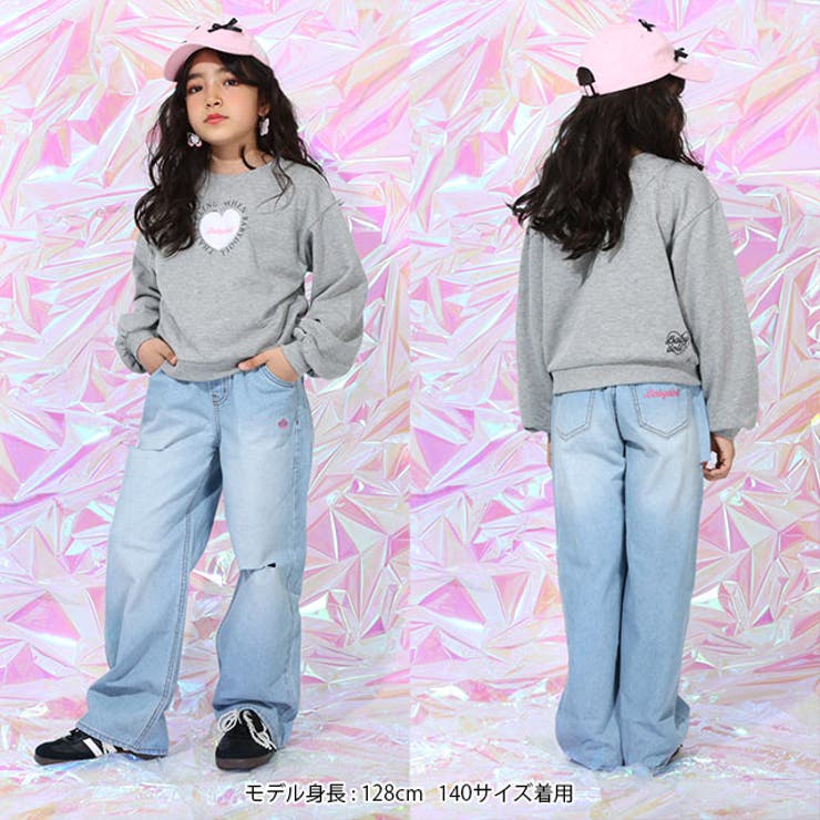 ハートトレーナー×キャミセット 0200K[品番：BYDK0007180]｜BABYDOLL（ベビードール ）のキッズファッション通販｜SHOPLIST（ショップリスト）