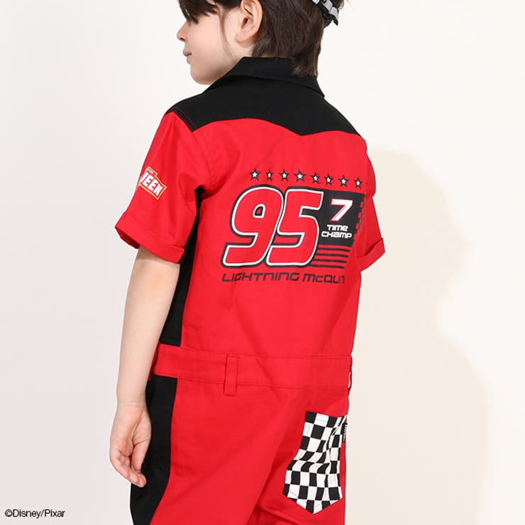 ディズニー カーズ レーサー風つなぎ 0222K[品番：BYDK0007175