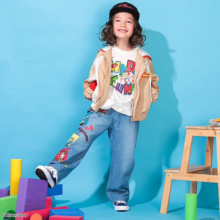 ディズニー トイ・ストーリー ポケット付デニムロングパンツ 0231K