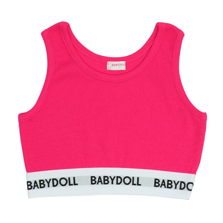 ピンク | ロゴショート丈タンクトップ 0250K | BABYDOLL