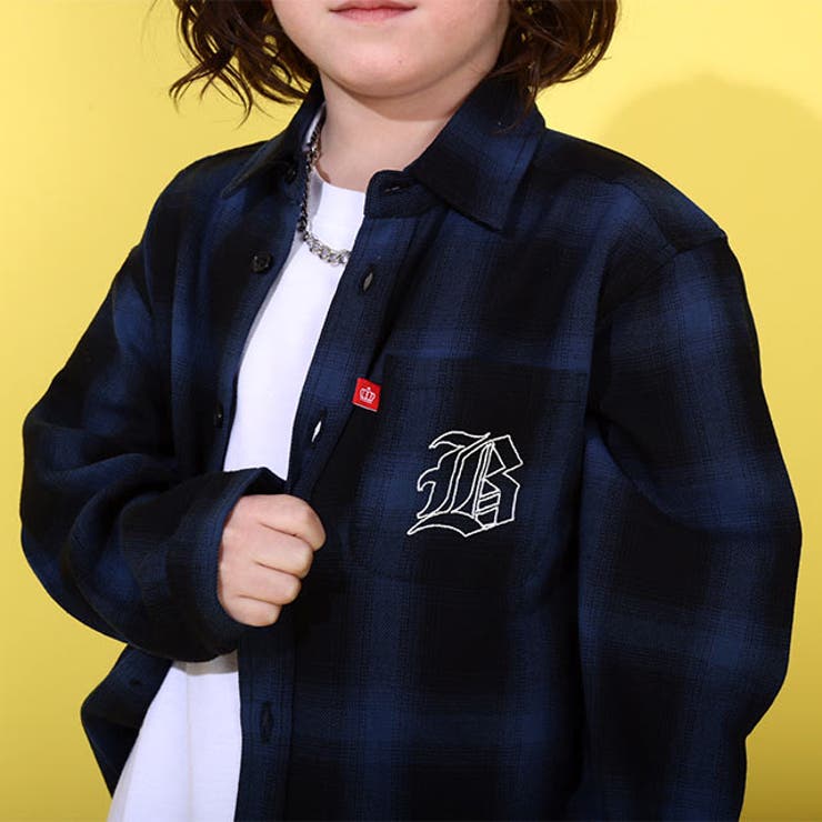 親子お揃い チェック長袖シャツ 0271K | BABYDOLL | 詳細画像3 