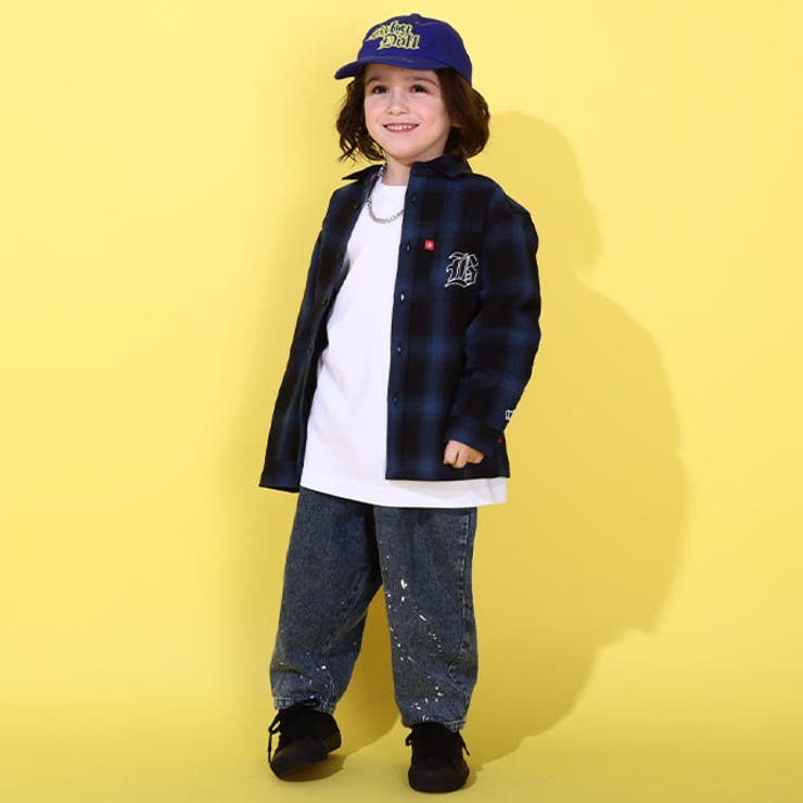 親子お揃い チェック長袖シャツ 0271K | BABYDOLL | 詳細画像4 