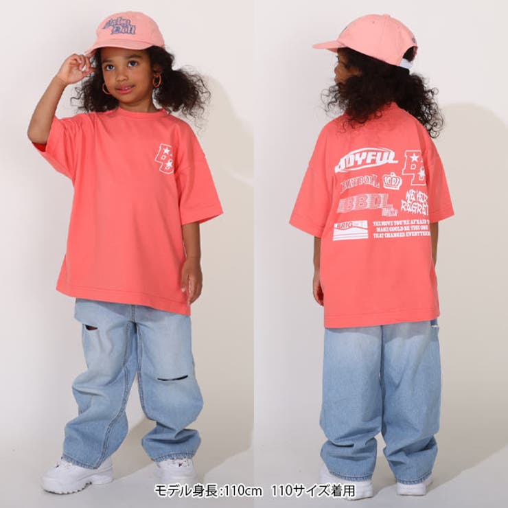 親子お揃い バックロゴBIGTシャツ 0272K | BABYDOLL | 詳細画像11 