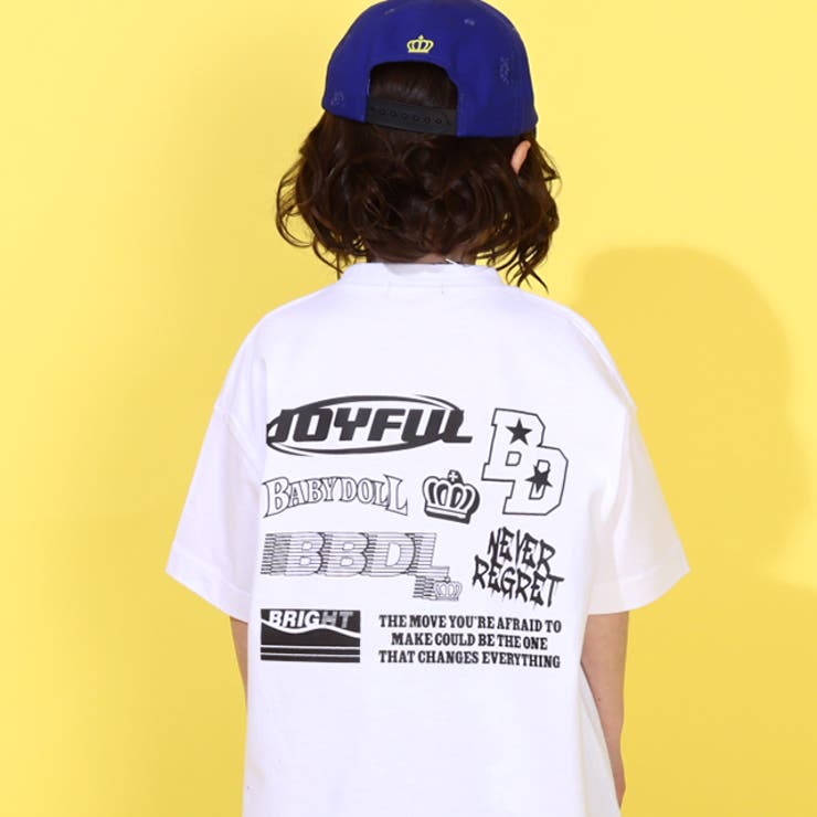 親子お揃い バックロゴBIGTシャツ 0272K | BABYDOLL | 詳細画像5 