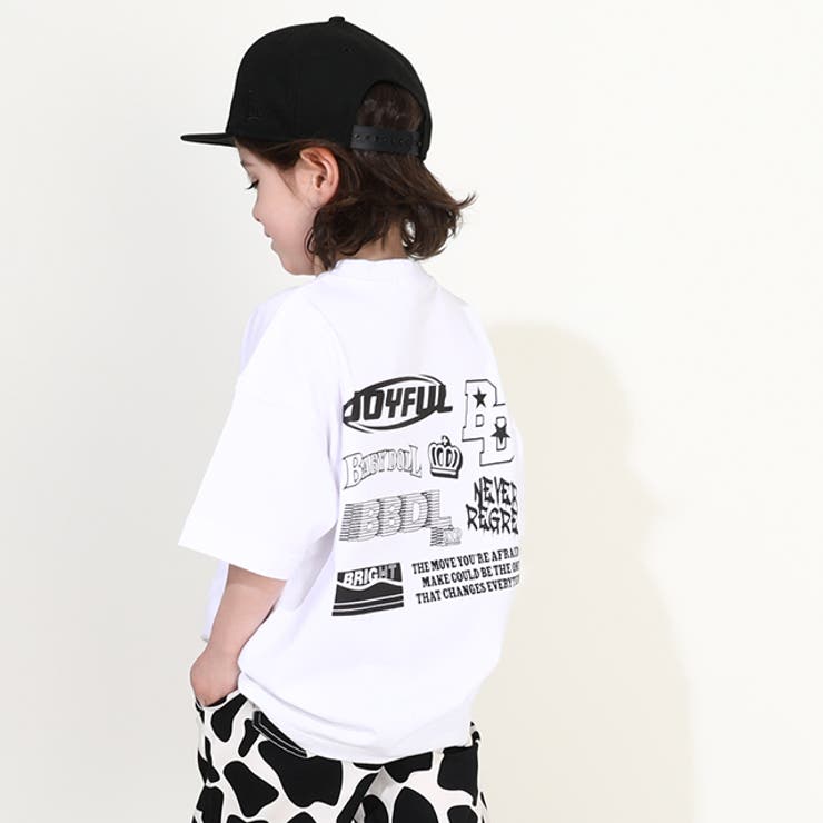 親子お揃い バックロゴBIGTシャツ 0272K | BABYDOLL | 詳細画像7 