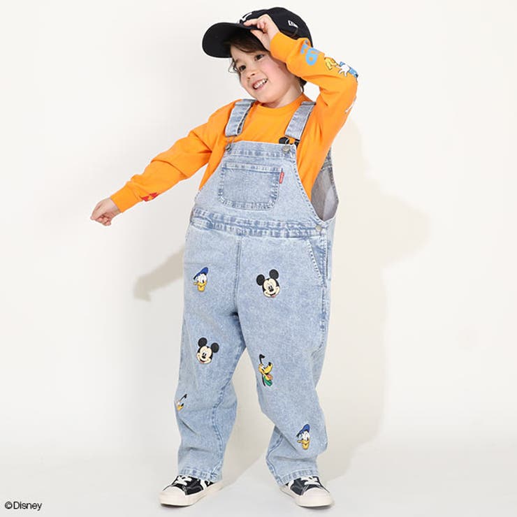 ディズニー ランダムキャラクターデニムサロペット 0294K[品番